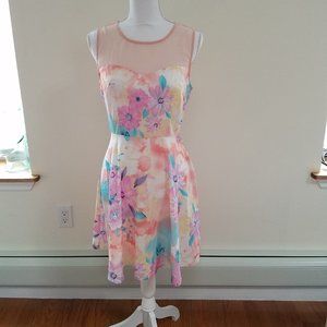 Forever 21 Pastel Floral Dress (Medium)